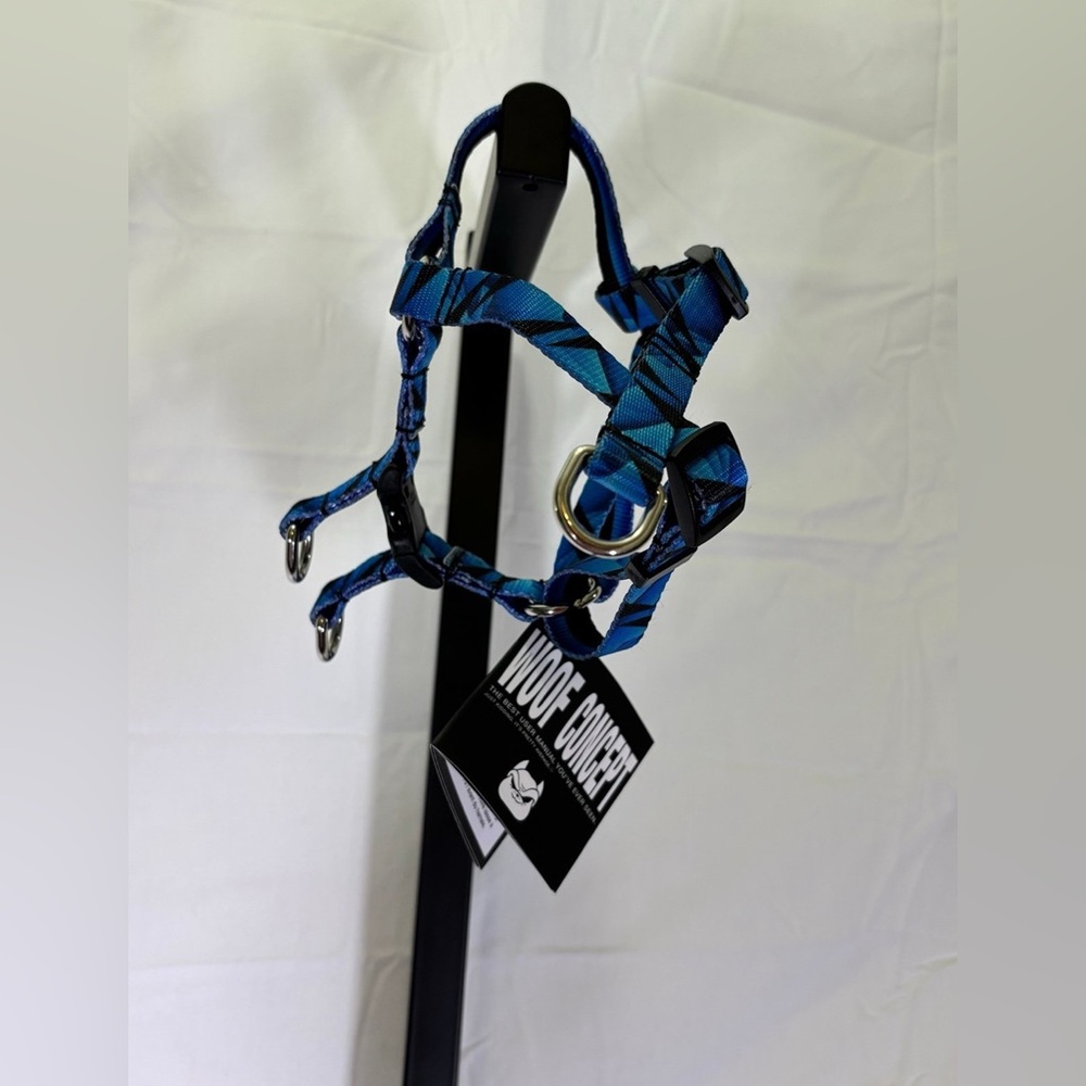 Small - Woof Concept Dog Harness Blue - NWT